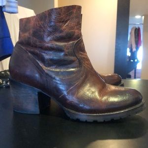 Freebird Leather Brown Booties